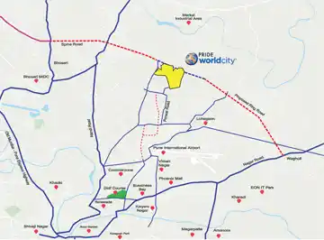 Pride World City connectivity map